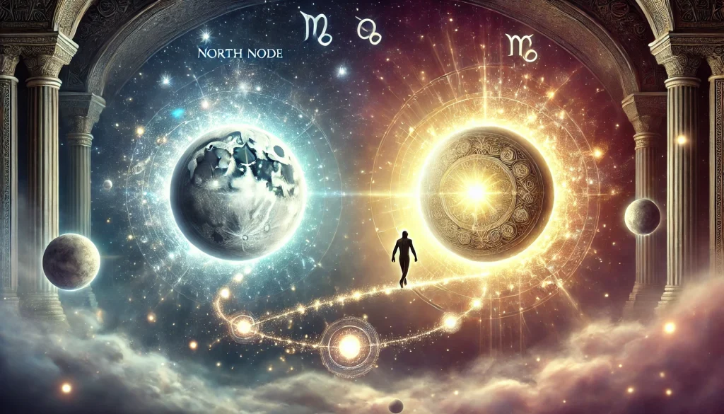 conexión entre los nodos lunares y tu destino