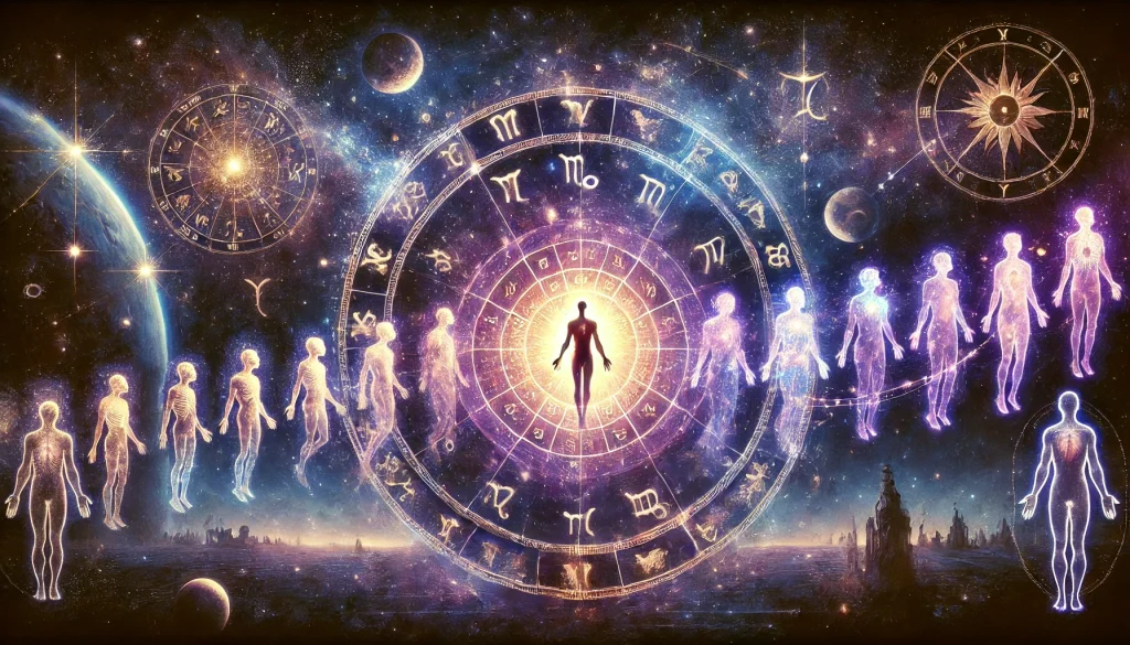 relación entre la astrología y la reencarnación